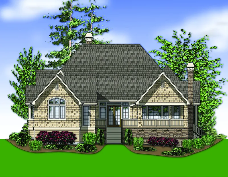 European House Plan Color Image of House - Sherman Hollow European Home 011D-0229 - Shop House Plans and More