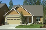 Arts & Crafts House Plan Front of Home - Sayer Cove Country Home 011D-0233 - Shop House Plans and More