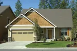 Craftsman House Plan Front of Home - Sayer Cove Country Home 011D-0233 - Shop House Plans and More