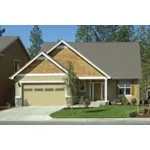 Rustic House Plan Front of House 011D-0233