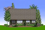 Ranch House Plan Rear Photo 01 - Sayer Cove Country Home 011D-0233 - Shop House Plans and More