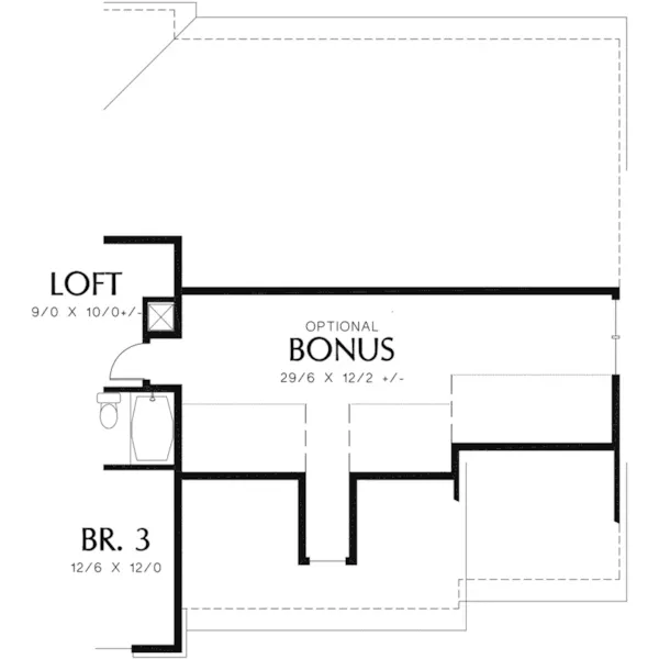 Country House Plan Bonus Room - Dexter Creek Craftsman Home 011D-0239 - Search House Plans and More