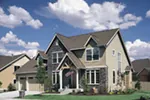 European House Plan Front Photo 03 - Dexter Creek Craftsman Home 011D-0239 - Search House Plans and More
