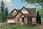 Shingle House Plan Front Image - Timber Way Craftsman Home 011D-0243 - Shop House Plans and More