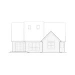 Traditional House Plan Rear Elevation - Timber Way Craftsman Home 011D-0243 - Shop House Plans and More