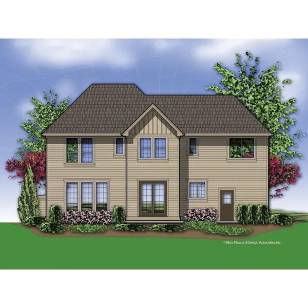 Arts & Crafts House Plan Color Image of House - 011D-0248 | House Plans and More