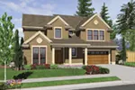 Rustic House Plan Front Image - Newton Creek Craftsman Home 011D-0249 - Shop House Plans and More