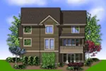 Colonial House Plan Color Image of House - Newton Creek Craftsman Home 011D-0249 - Shop House Plans and More