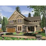 Cabin & Cottage House Plan Front Image - Macey Path Craftsman Home 011D-0252 - Shop House Plans and More