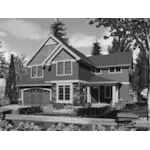 Cabin & Cottage House Plan Front Image of House - Macey Path Craftsman Home 011D-0252 - Shop House Plans and More