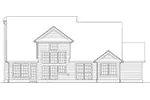Traditional House Plan Rear Elevation - Ridgefield Lake Country Home 011D-0258 - Shop House Plans and More