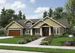 Country House Plan Front of Home - Chelsea Falls Craftsman Home 011D-0280 - Search House Plans and More