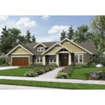 Ranch House Plan Front of House 011D-0280