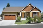Ranch House Plan Front Photo 06 - Kerby Shingle Craftsman Home 011D-0286 - Search House Plans and More