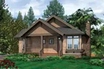 Rustic House Plan Front of House 011D-0292