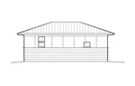 Ranch House Plan Left Elevation - Radko Prairie Style Home 011D-0305 - Shop House Plans and More