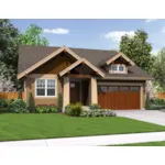 Craftsman House Plan Front of House 011D-0307