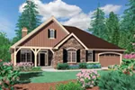 Country House Plan Front Image - Saxon Ridge Country Home 011D-0327 - Shop House Plans and More
