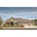 Traditional House Plan Front of House 011D-0327