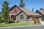 Country French House Plan Front Photo 06 - Saxon Ridge Country Home 011D-0327 - Shop House Plans and More