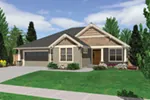 Ranch House Plan Front Image - Overlake Craftsman Home 011D-0330 - Shop House Plans and More