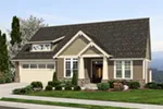 Arts & Crafts House Plan Front of Home - Chamblee Craftsman Home 011D-0340 - Search House Plans and More