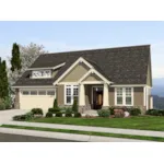 Rustic House Plan Front of House 011D-0340