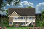 Ranch House Plan Rear Photo 01 - Chamblee Craftsman Home 011D-0340 - Search House Plans and More