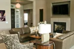 Ranch House Plan Living Room Photo 05 - Eton Sound Contemporary Home 011D-0341 - Search House Plans and More