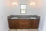 Prairie House Plan Master Bathroom Photo 02 - Hyatt Contemporary Ranch Home 011D-0343 - Search House Plans and More