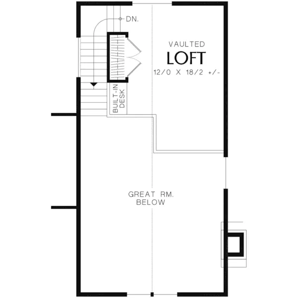 Lake House Plan Loft - Weslan Narrow Lot Home 011D-0358 - Shop House Plans and More