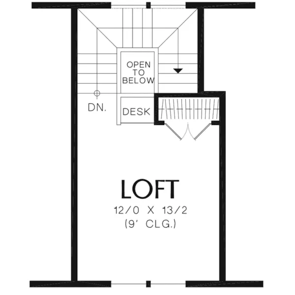 Lake House Plan Loft - Copper Creek Rustic Cabin 011D-0359 - Search House Plans and More