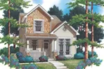 Traditional House Plan Front of House 011D-0367