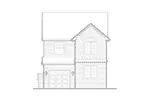 Arts & Crafts House Plan Rear Elevation - Larkin Lane Craftsman Home 011D-0367 - Shop House Plans and More