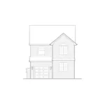 Shingle House Plan Rear Elevation - Larkin Lane Craftsman Home 011D-0367 - Shop House Plans and More