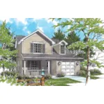 Country House Plan Front of House 011D-0368