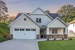 Modern Farmhouse Plan Front of Home - Meriweather Craftsman Home 011D-0376 - Shop House Plans and More