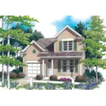 Country House Plan Front of House 011D-0378