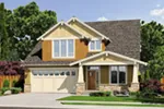 Arts & Crafts House Plan Front Photo 01 - Proctor Hill Craftsman Home 011D-0395 - Shop House Plans and More