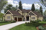 Rustic House Plan Front Photo 02 - Verbena Verbena Hill Craftsman Home | Contemporary Craftsman-Style Home Plans