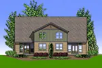 Multi-Family House Plan Rear Photo 01 - Sutton Heights Duplex Home 011D-0425 - Shop House Plans and More