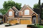 Arts & Crafts House Plan Front of House 011D-0428