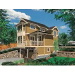 Craftsman House Plan Front of House 011D-0430