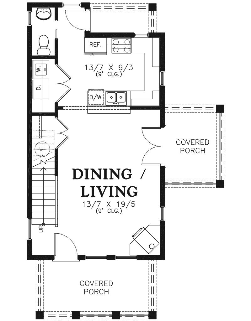 Farmhouse Plan First Floor - Sunflower Lane Country Home 011D-0447 - Shop House Plans and More