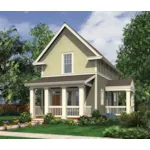 Country House Plan Front of House 011D-0447