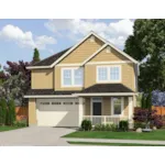 Neoclassical House Plan Front of House 011D-0464