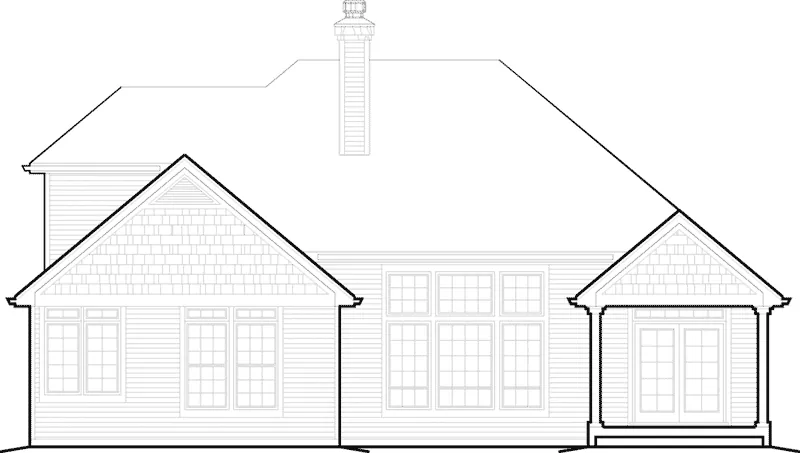 Cabin & Cottage House Plan Front Elevation - Gladwick Country Home 011D-0507 - Search House Plans and More