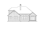 Cabin & Cottage House Plan Rear Elevation - Gladwick Country Home 011D-0507 - Search House Plans and More