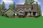 Country House Plan Rear Photo 01 - Melba Grove Country Home 011D-0508 - Shop House Plans and More