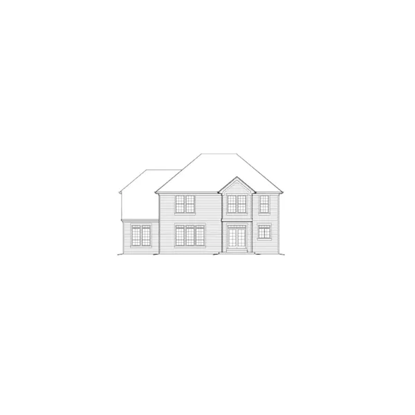 Rear Elevation - 011D-0515 - Shop House Plans and More